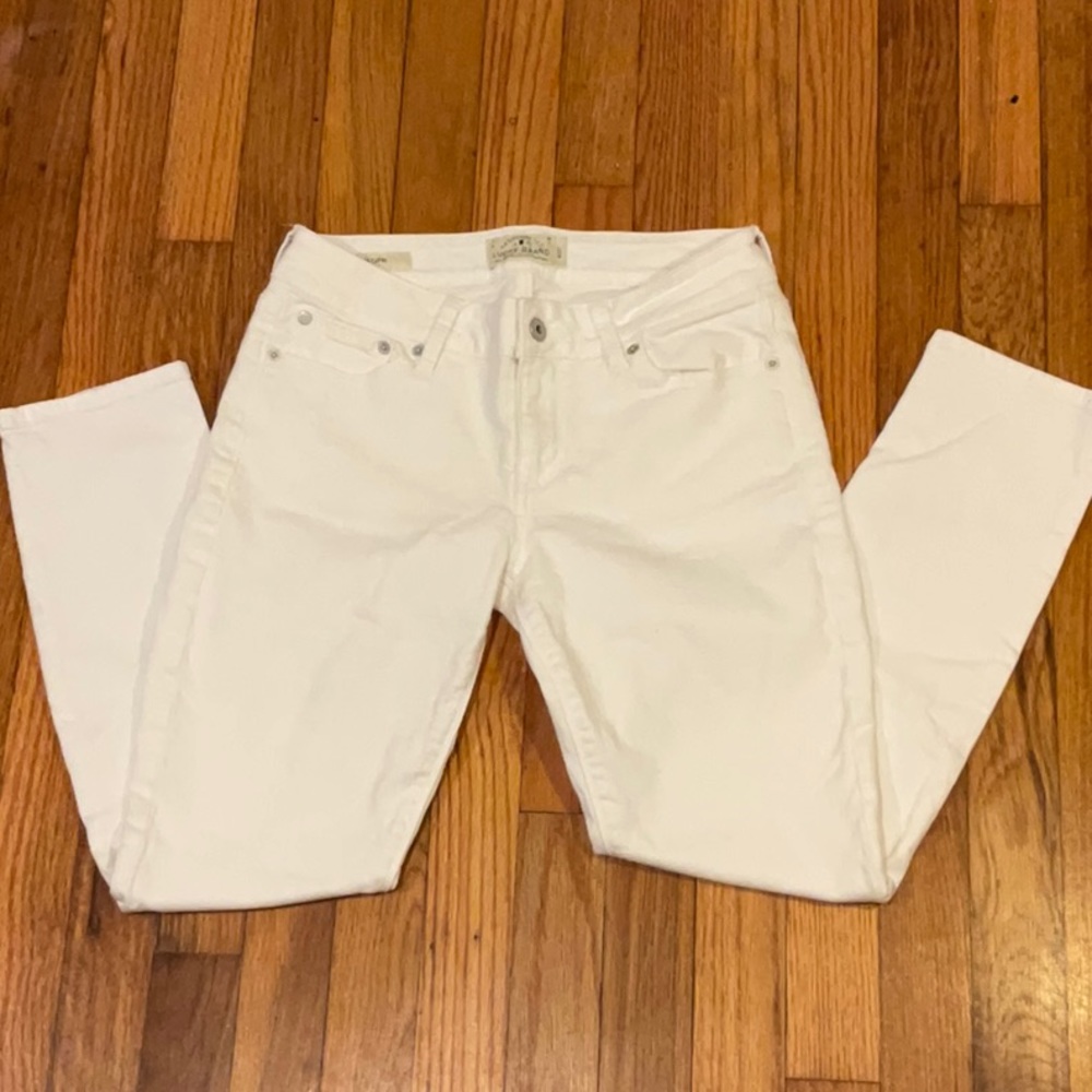 Handcrafted Lucky Brand White Jeans Los Angeles, California Size S Size 4